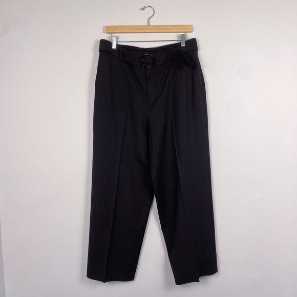 Club Monaco Enamel Ring Pant Black 12 - Picture 3 of 7